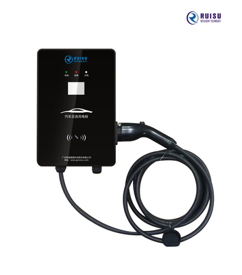 Carregador AC EV 7kw nível 2 32A montagem na parede ao ar livre IP54 à prova d'água