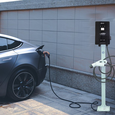 Carregador CA inteligente de 22kw, carregador de carro elétrico trifásico tipo 2 32A