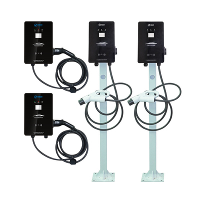 Estação de carregador doméstico EV de 7KW, carregador de carro elétrico inteligente OCPP1.6 APP Control
