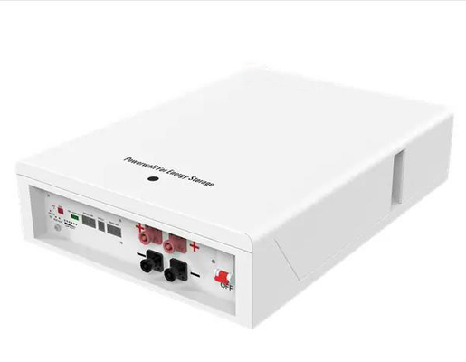 Sistema de bateria solar doméstica 5,12kWh 100Ah, montagem na parede da bateria do inversor 6000 ciclos