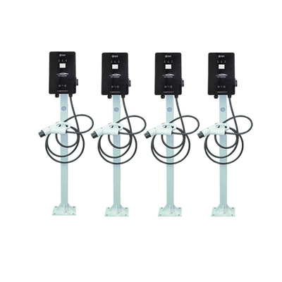 Carregador monofásico AC EV 10KW CCS1 Alavanca montada na parede 2 para veículo elétrico