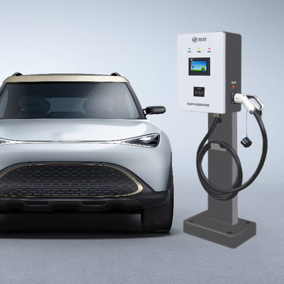 Carregador EV comercial de 40kw com tela de toque colorida de 4,3&quot; e cabo de 5m de comprimento