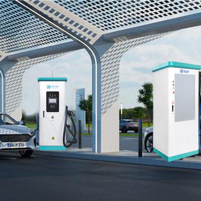 Estações de carregamento rápido de EV montadas no chão, pontos de carregamento de carros públicos divididos de 480KW