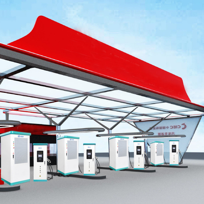 Carregador rápido super dos veículos da plataforma 4G Eelectric do funcionamento da estação de carregamento OCPP1.6J de 480KW EV