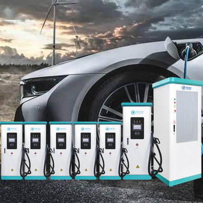 Estação de carregamento de carros elétricos OEM, carregador rápido DC para EV CCS2 Ocpp 1.6J