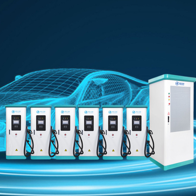 Carregador EV comercial de 480 KW, 1 plugue 8 estações de carregamento rápido OCPP DC