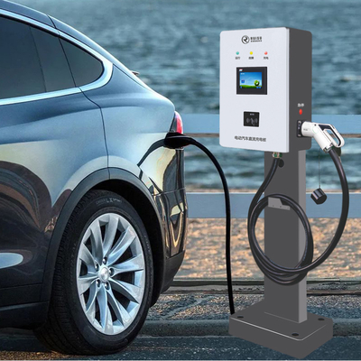 Equipamento de carregamento da velocidade rápida EV da C.C. do carregador de 30KW EV com tela táctil capacitivo CCS1 CCS2