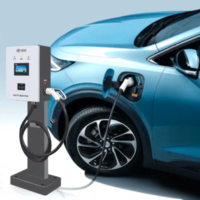 Rapid DC Fast 40kw EV Charger Montagem em parede RFID 3 fases com conector duplo OCPP